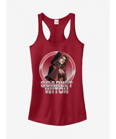 Marvel Scarlet Witch Circle Girls Tank $9.76 Tanks