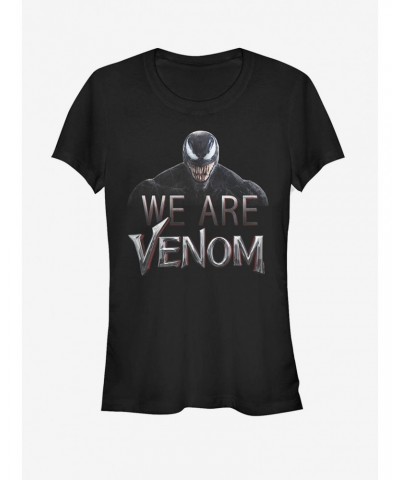 Marvel We Are Venom Film Logo Girls T-Shirt $6.37 T-Shirts