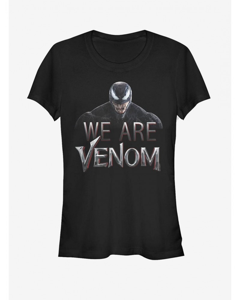 Marvel We Are Venom Film Logo Girls T-Shirt $6.37 T-Shirts