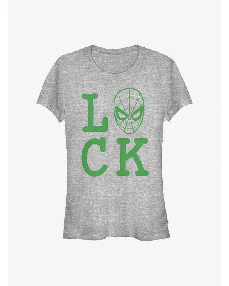 Marvel Spider-Man Spider Luck Girls T-Shirt $9.76 T-Shirts