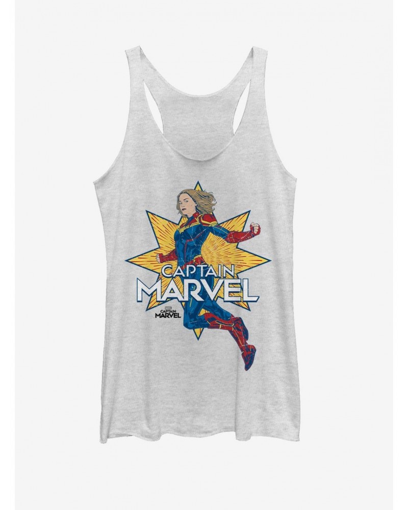 Marvel Captain Marvel Star Marvel Girls Tank $9.53 Tanks