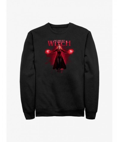 Marvel Doctor Strange in the Multiverse of Madness Scarlet Witch Sweatshirt $12.40 Sweatshirts