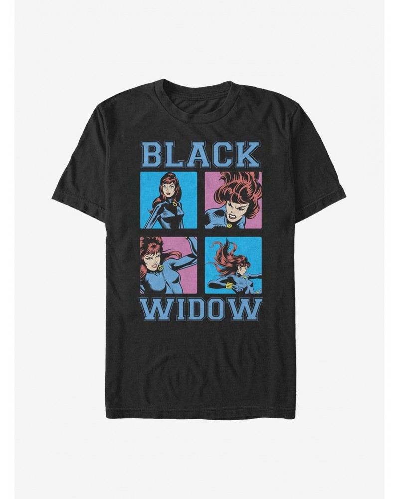 Marvel Black Widow Pop Art T-Shirt $5.93 T-Shirts