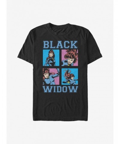 Marvel Black Widow Pop Art T-Shirt $5.93 T-Shirts