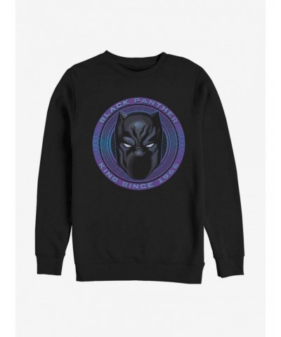 Marvel Black Panther Emblem King Sweatshirt $9.74 Sweatshirts