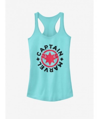 Marvel Captain Marvel Captain Marvel Girls Tank $6.57 Tanks