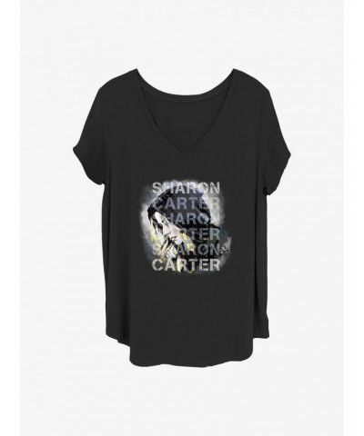 Marvel The Falcon and the Winter Soldier Carter Overlay Girls T-Shirt Plus Size $11.10 T-Shirts