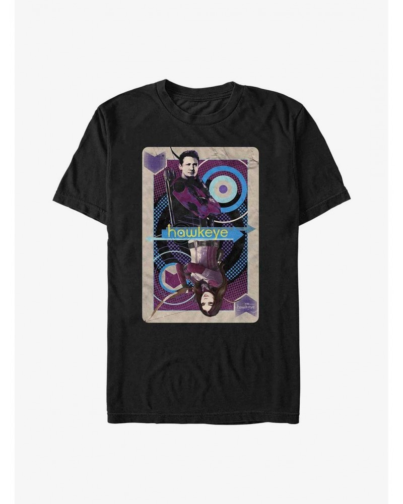 Marvel Hawkeye Team Cards T-Shirt $8.41 T-Shirts