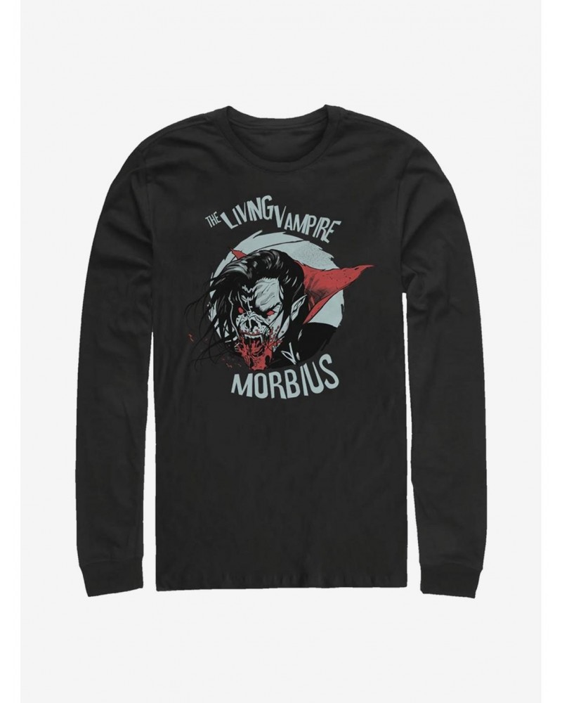 Marvel Morbius Moonlight Vampire Long-Sleeve T-Shirt $12.90 T-Shirts