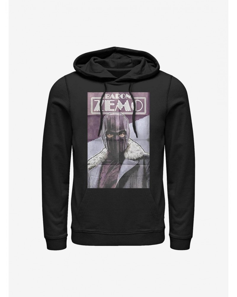 Marvel The Falcon And The Winter Soldier Zemo Poster Hoodie $12.93 Hoodies