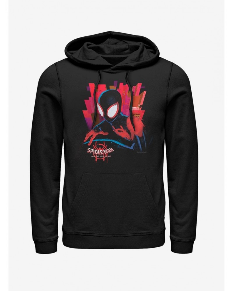 Marvel Spider-Man Black Spider Hoodie $14.73 Hoodies