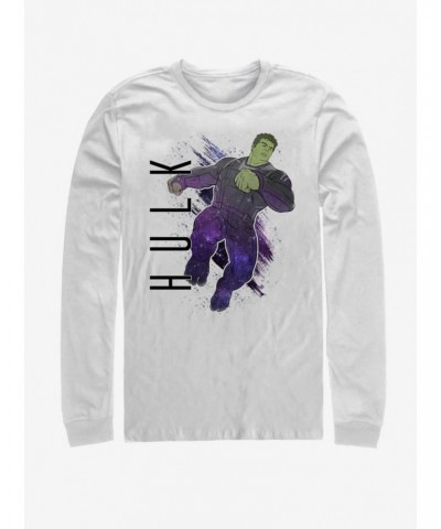 Marvel Avengers: Endgame Hulk Painted Long-Sleeve T-Shirt $10.79 T-Shirts