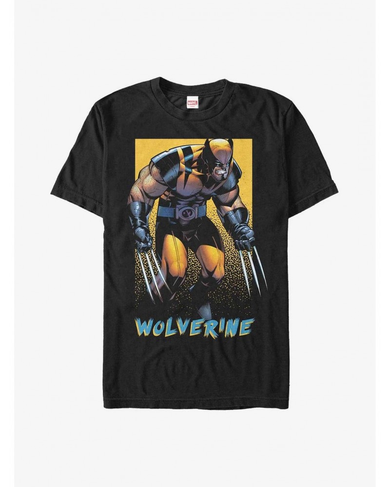 Marvel X-Men Wolverine Poster Extra Soft T-Shirt $8.37 T-Shirts