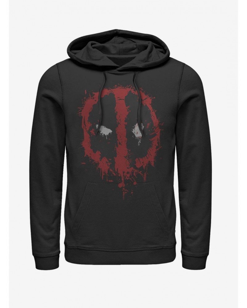 Marvel Deadpool Splatter Icon Hoodie $16.16 Hoodies