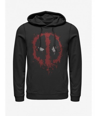 Marvel Deadpool Splatter Icon Hoodie $16.16 Hoodies