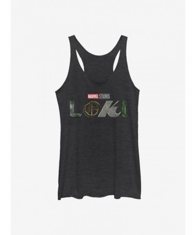 Marvel Loki Logo Girls Tank $6.84 Tanks