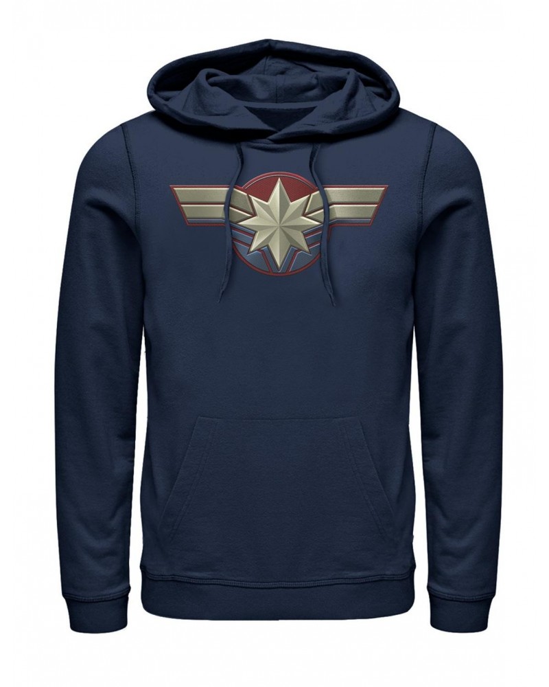 Marvel Captain Marvel Costume Logo Hoodie $11.85 Hoodies