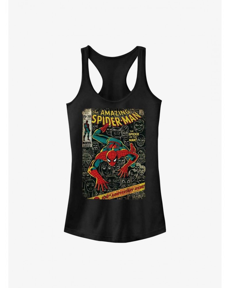 Marvel Spider-Man Spidey Comic Cover Girls Tank $9.16 Tanks