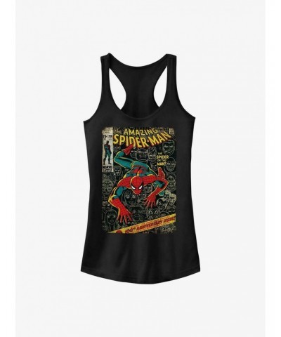 Marvel Spider-Man Spidey Comic Cover Girls Tank $9.16 Tanks