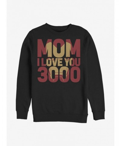 Marvel Iron Man Love You 3000 Crew Sweatshirt $14.17 Sweatshirts