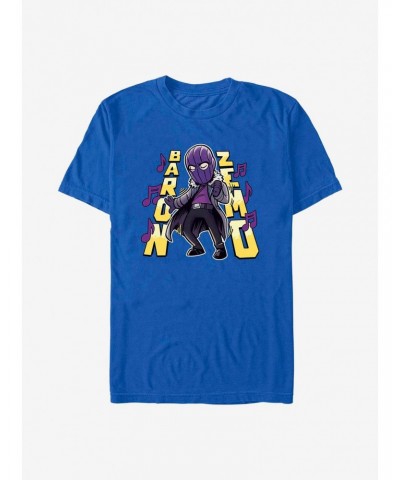 Marvel The Falcon And The Winter Soldier Baron Zemo Cartoon T-Shirt $7.84 T-Shirts
