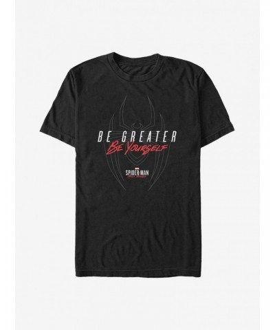 Marvel Spider-Man Miles Morales Be Greater Be Yourself T-Shirt $6.31 T-Shirts