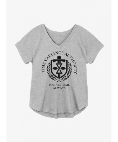 Marvel Loki Time Variance Authority Tagline Girls Plus Size T-Shirt $6.94 T-Shirts