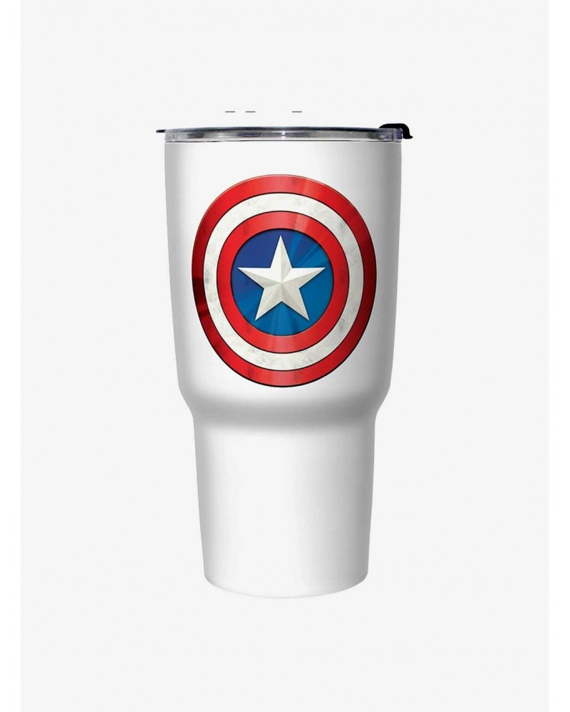 Marvel Captain America Shield Travel Mug $8.13 Mugs