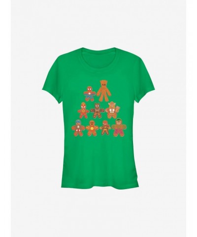 Marvel Avengers Cookie Tree Holiday Girls T-Shirt $7.37 T-Shirts