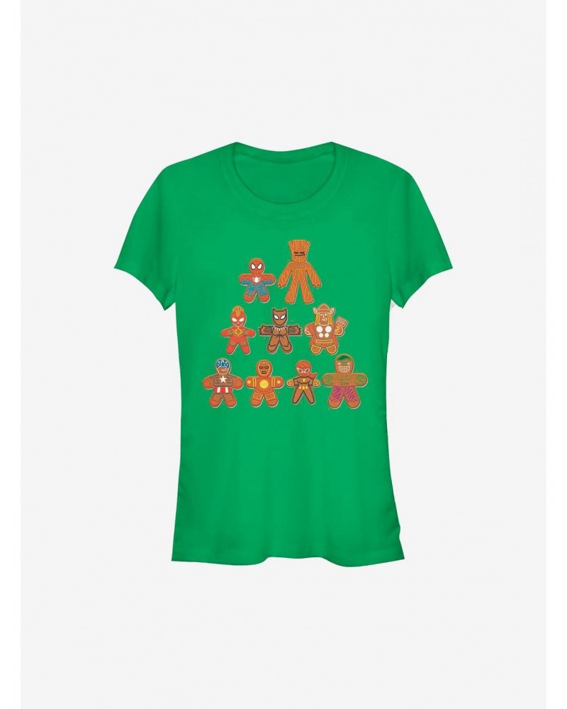 Marvel Avengers Cookie Tree Holiday Girls T-Shirt $7.37 T-Shirts