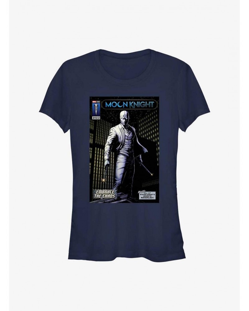 Marvel Moon Knight Comic Cover Girls T-Shirt $9.36 T-Shirts