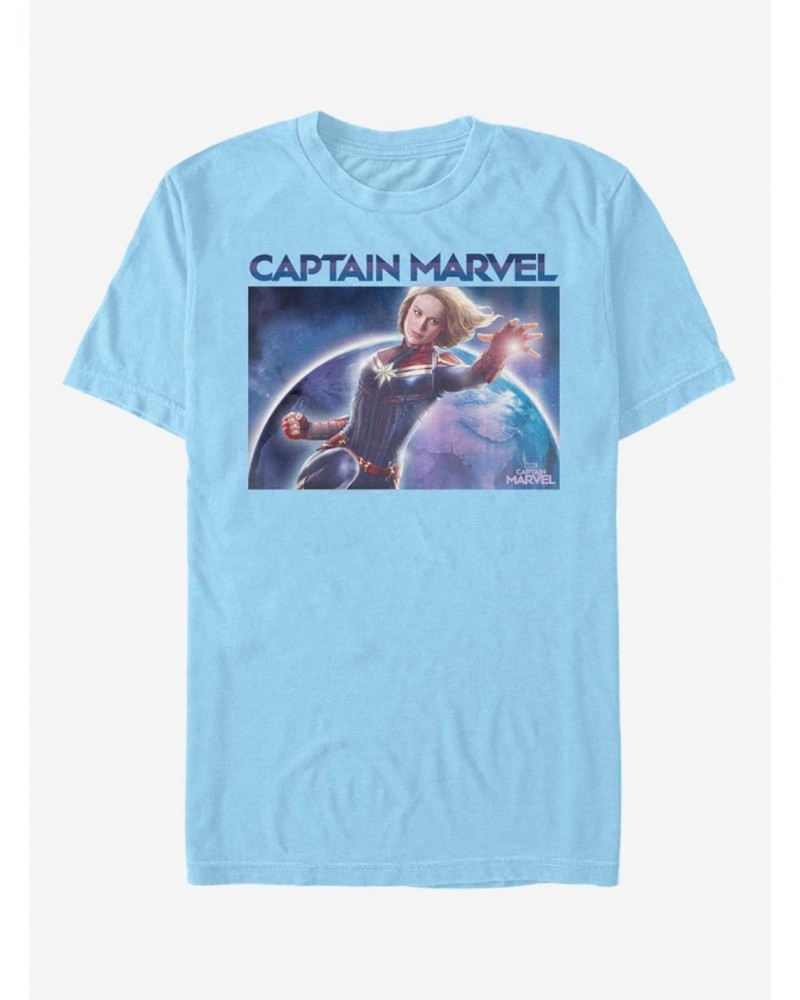 Marvel Captain Marvel Captain World Savior T-Shirt $9.18 T-Shirts