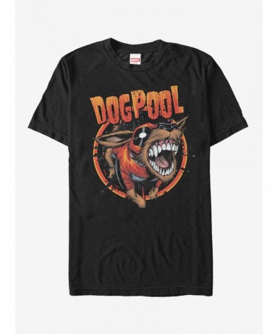 Marvel Deadpool Dogpool Teeth T-Shirt $5.74 T-Shirts