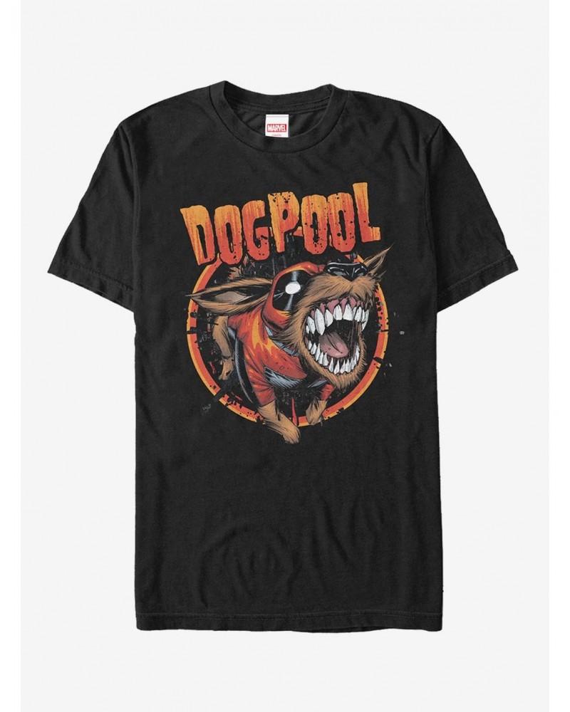 Marvel Deadpool Dogpool Teeth T-Shirt $5.74 T-Shirts