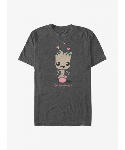 Marvel Guardians of the Galaxy Baby Groot Let Love Grow T-Shirt $5.93 T-Shirts