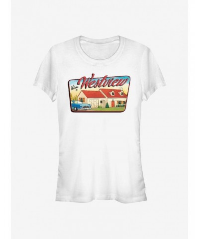 Marvel WandaVision Westview Welcome Girls T-Shirt $7.57 T-Shirts