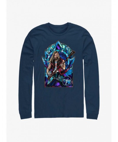 Marvel Thor: Love And Thunder Thor Glass Long Sleeve T-Shirt $10.26 T-Shirts