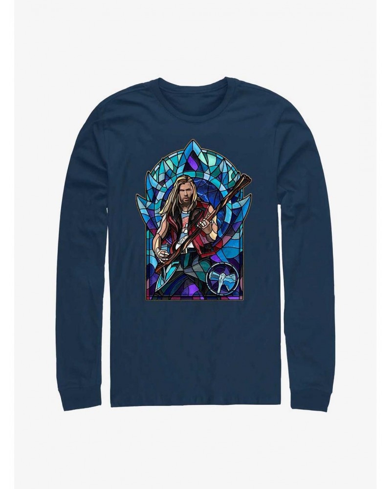 Marvel Thor: Love And Thunder Thor Glass Long Sleeve T-Shirt $10.26 T-Shirts