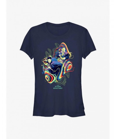 Marvel Doctor Strange In The Multiverse Of Madness Strange Groove Girls T-Shirt $7.37 T-Shirts