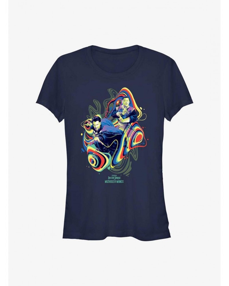 Marvel Doctor Strange In The Multiverse Of Madness Strange Groove Girls T-Shirt $7.37 T-Shirts