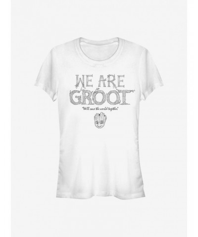 Marvel The Guardians Of The Galaxy Grow Together Girls T-Shirt $6.77 T-Shirts