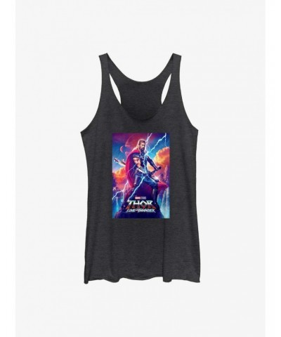 Marvel Thor: Love and Thunder Asgardian Movie Poster Girls Tank $10.15 Tanks