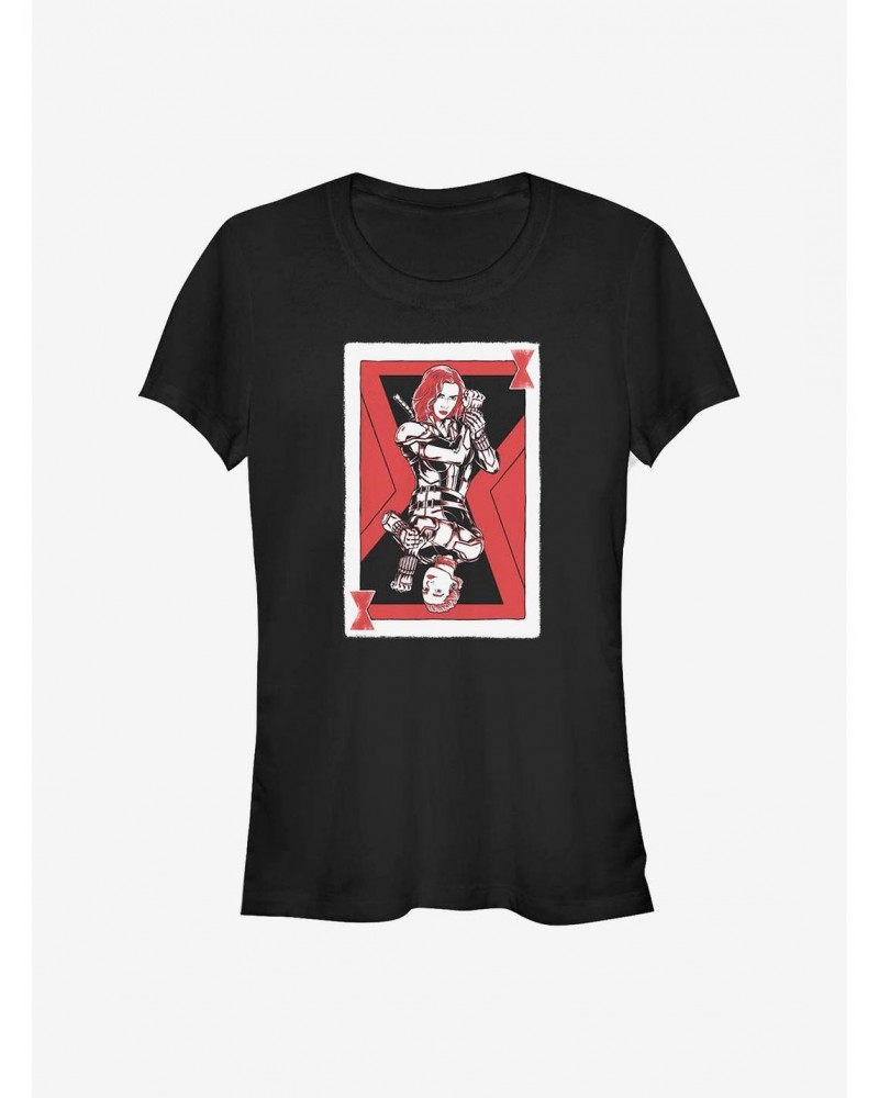 Marvel Black Widow Sister Card Girls T-Shirt $7.97 T-Shirts