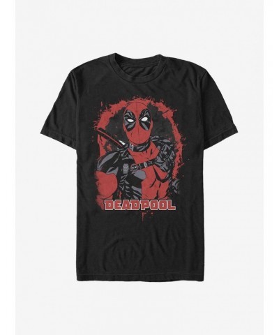 Marvel Deadpool Painted Deadpool T-Shirt $8.41 T-Shirts