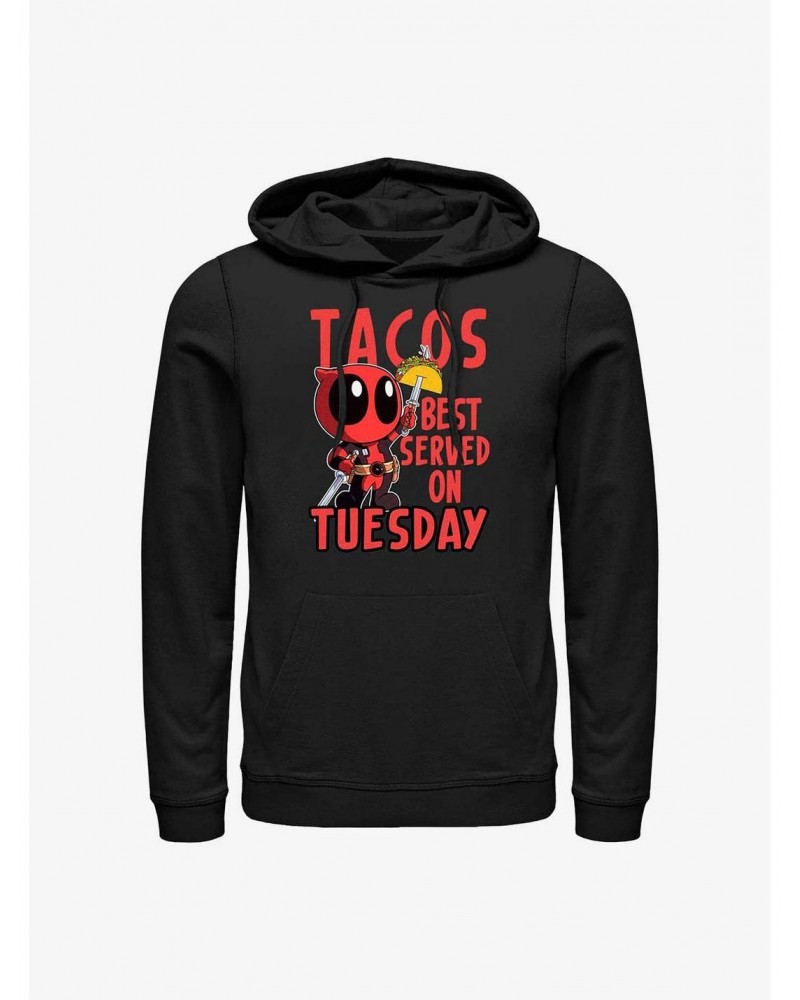 Marvel Deadpool Taco Tuesday Hoodie $17.60 Hoodies