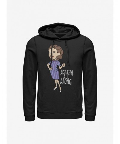 Marvel WandaVision Agatha All Along Hoodie $15.80 Hoodies