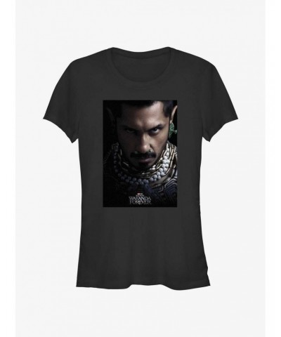 Marvel Black Panther: Wakanda Forever Namor Movie Poster Girls T-Shirt $9.56 T-Shirts