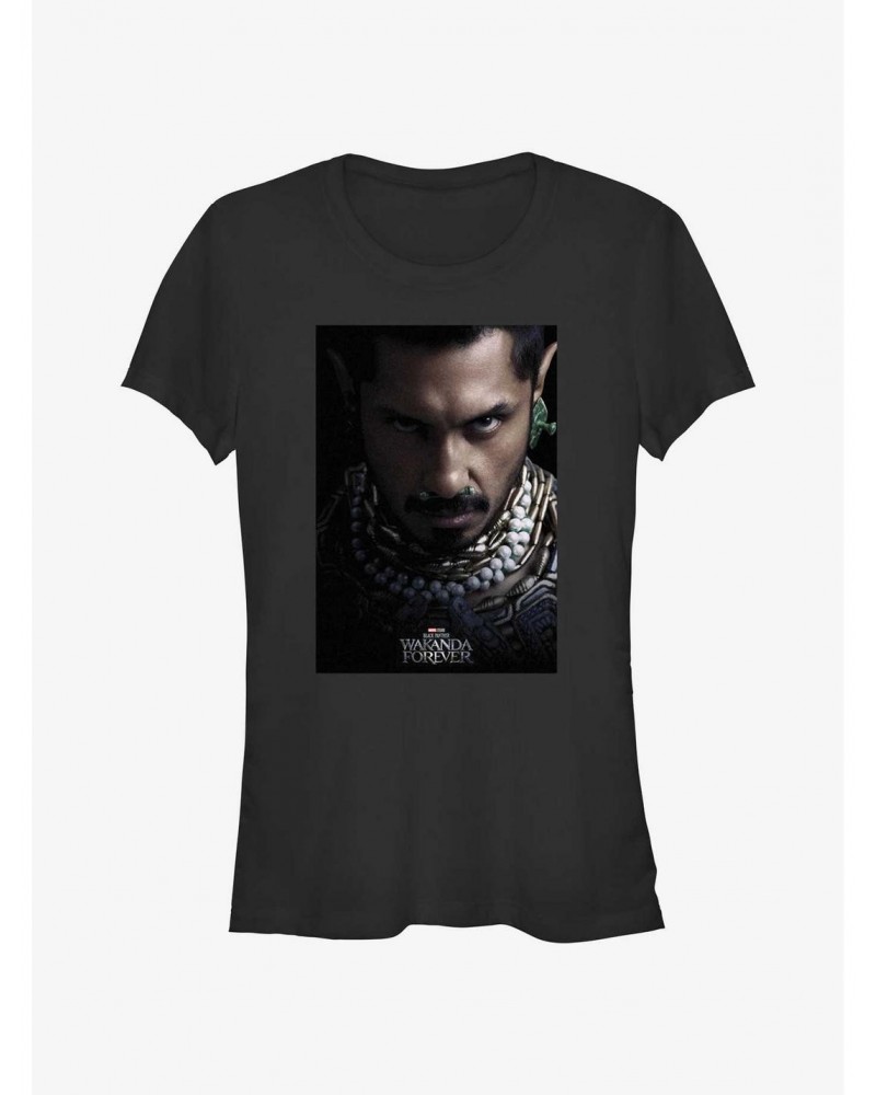 Marvel Black Panther: Wakanda Forever Namor Movie Poster Girls T-Shirt $9.56 T-Shirts