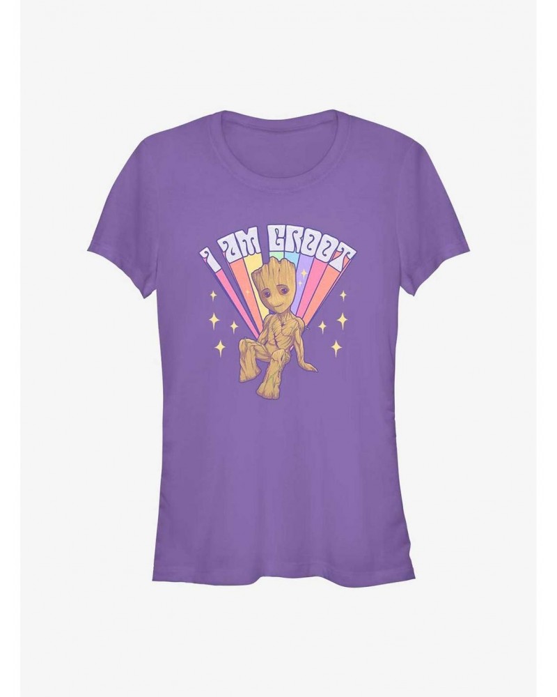 Marvel Guardians of the Galaxy I Am Groot Girls T-Shirt $7.97 T-Shirts