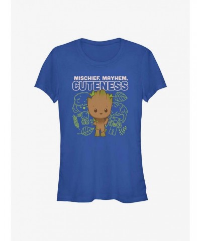 Marvel Guardians of the Galaxy Mischief Mayhem Girls T-Shirt $6.97 T-Shirts